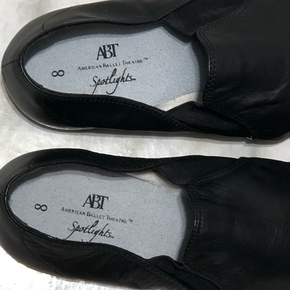 ABT American Ballet Theatre Spotlights Women’s Black Neoprene Jazz Shoes Size 8 - Picture 8 of 11
